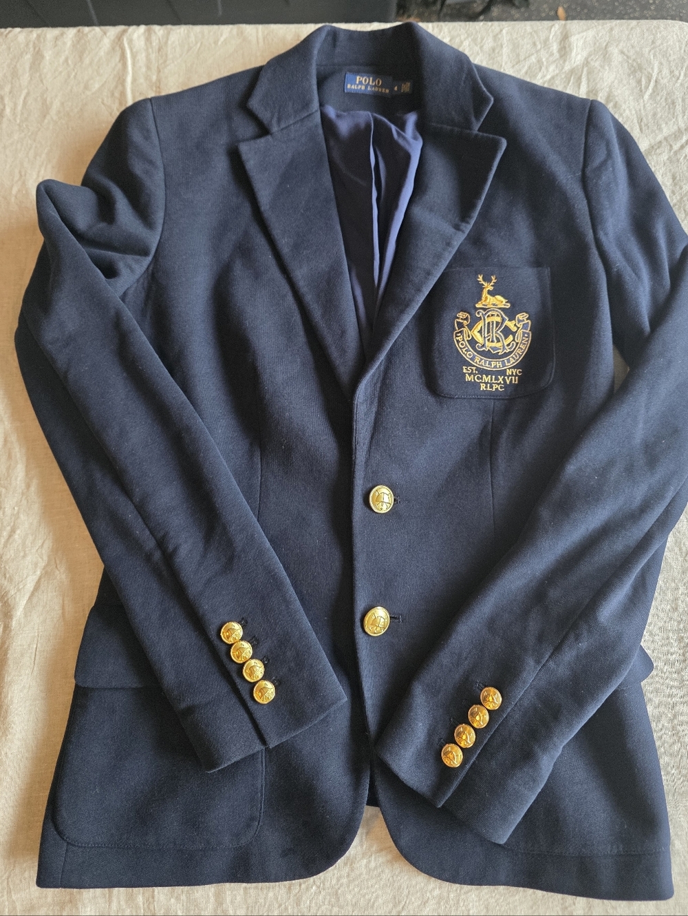 Polo Ralph Lauren Blazer Sz 4